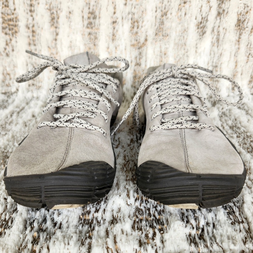Merrell "Move Glove Suede" Barefoot Running Shoe Vibram Grey | Women's Size 6.5 - Picture 4 of 16